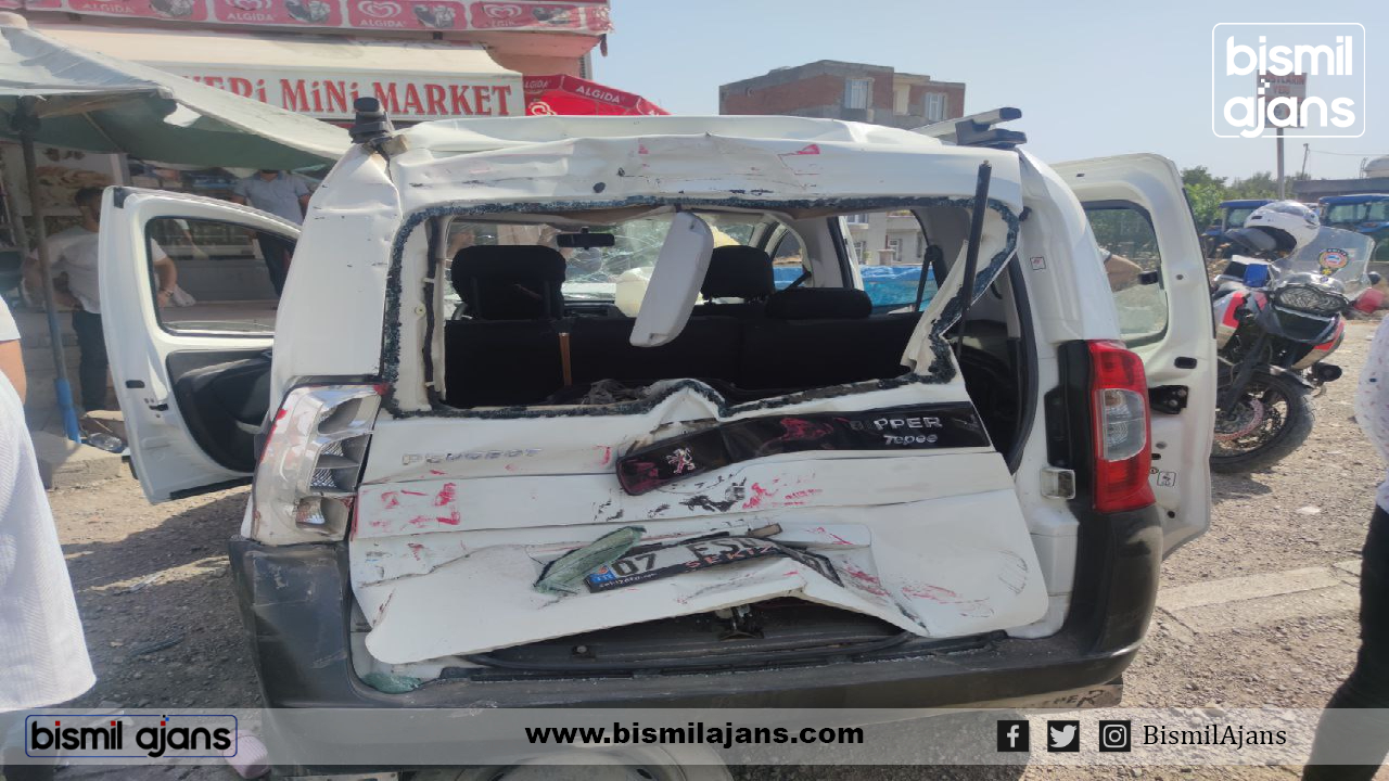 Bismil merkez  Diyarbakır - Batman  karayolunda feci kaza maydana geldi 1 kişi vefat etti