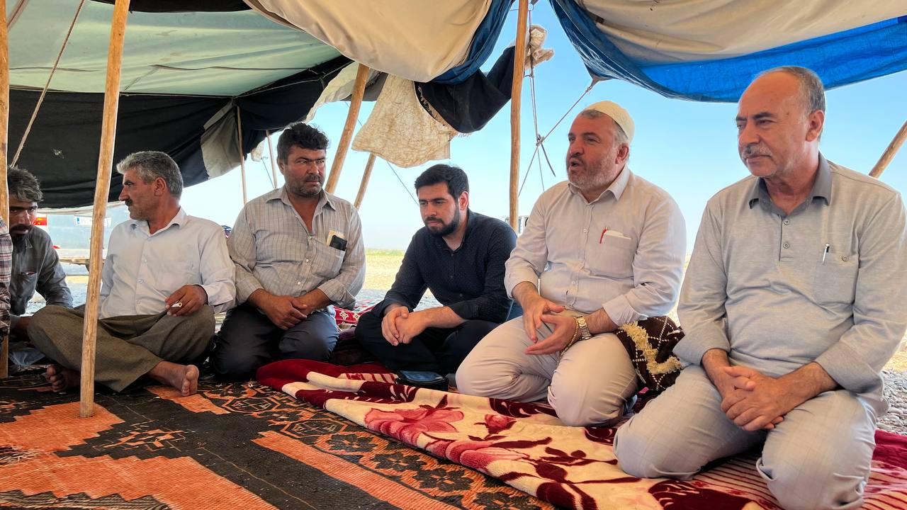 HÜDA PAR Bismil ilçe başkanı H. Ali Bilmez ve Heyeti ile Birlikte  Dicle nehrinde boğulan iki amca çoçukları'nın ailelerine taziye ziyaretinde bulundu.